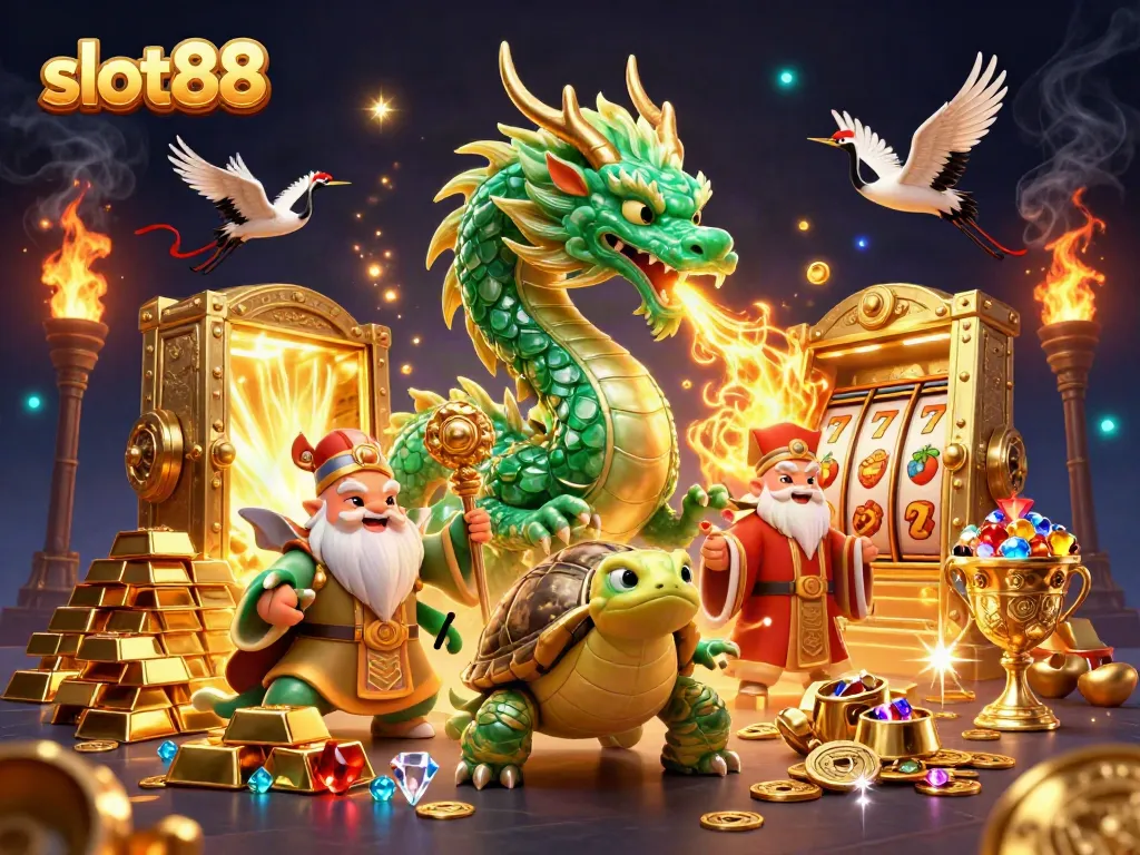 Engage in the thrilling adventure of slot88 with legendary dragon, treasure, and energy.