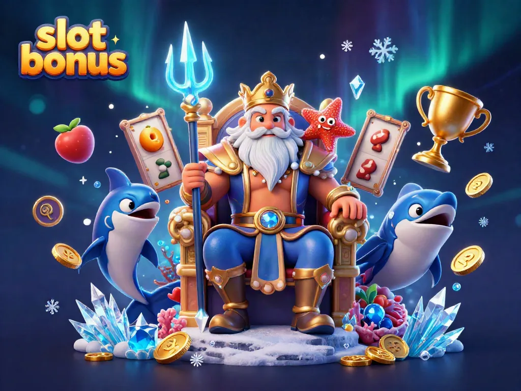 Experience thrilling winning moments with slot bonus as Neptune reigns over the gaming realm.