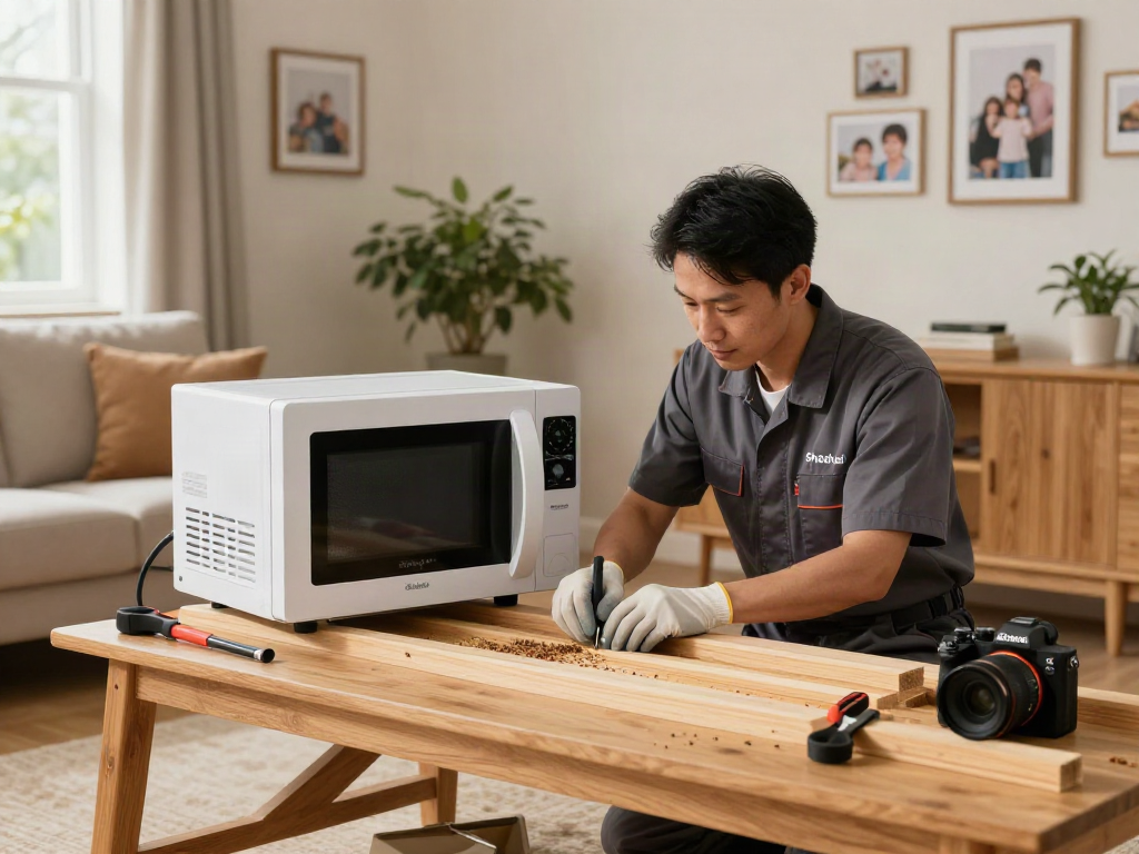 Traitement des poutres en bois avec Shashel® dans un salon confortable.