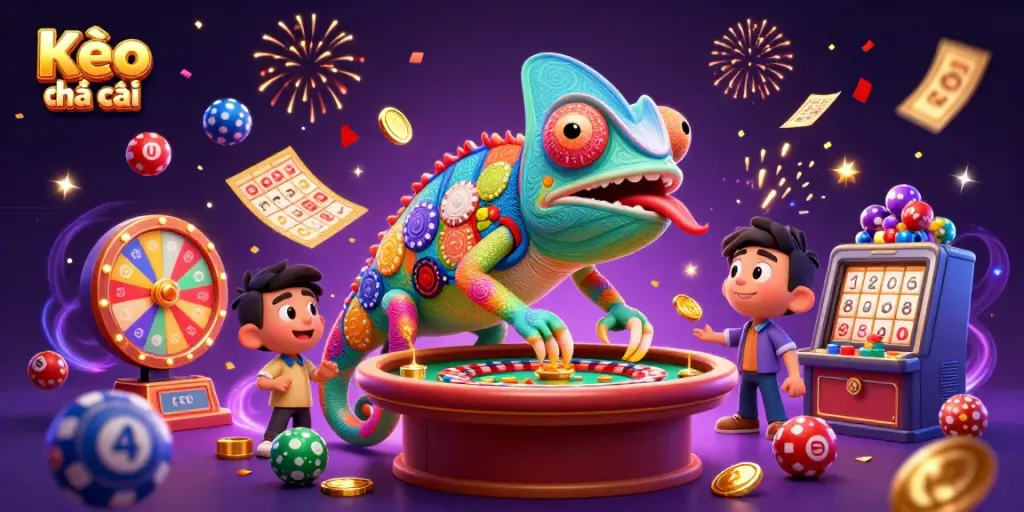 Experience thrilling moments with Kèo nhà cái as a vibrant casino scene comes to life, showcasing dynamic gameplay.